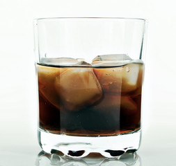cotch whisky on a white background