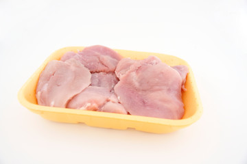 Raw turkey meat