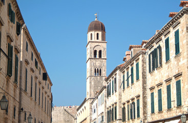 Fototapeta na wymiar Placa Dubrovnik Häuserzeile