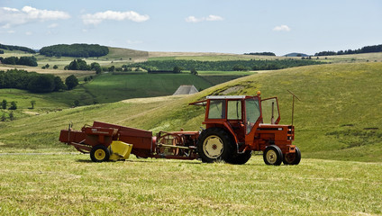 Obraz premium Tracteur