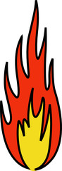 Pictogramme flamme