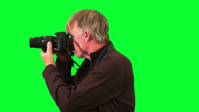 Photographer against green - HD
