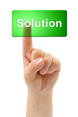 Hand and button Solution