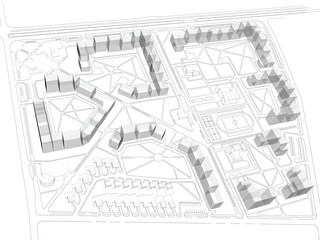 Fototapeta premium District project