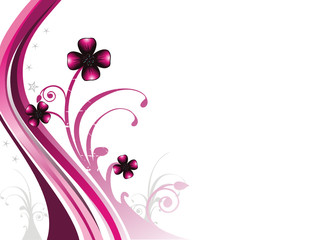 vector fantasy flower illustration
