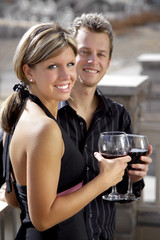 Young Couple at Party