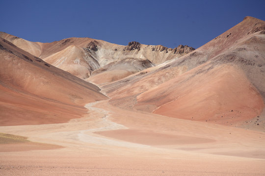 mountains in the Dali desert Bolivia