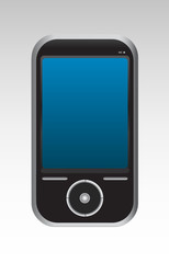 Modern mobile phone, vector illustration