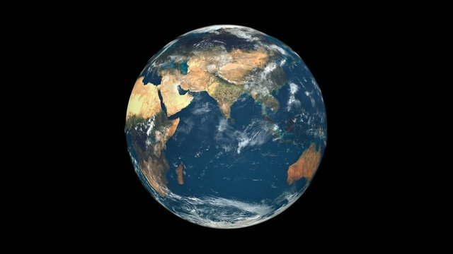 Terre Animation loop 360&deg; HD1080