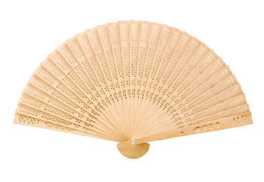 chinese fan isolated