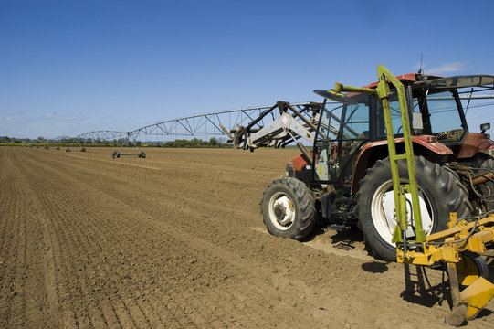 Tractor no campo
