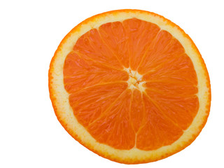 orange isolated on white