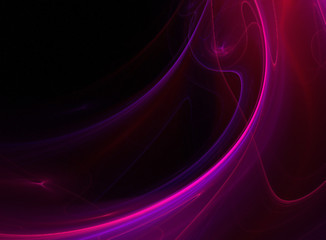 Color rays on dark background