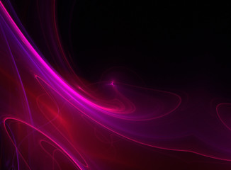 Color rays on dark background