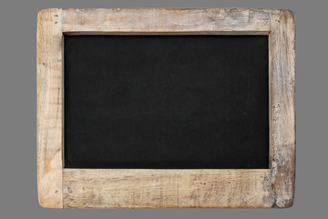 ardoise artisanale sur fond gris