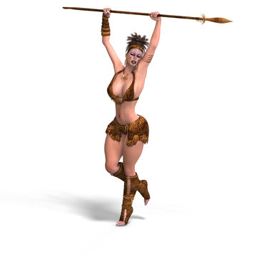 Sexy female fantasy Barbarian