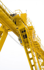 The building crane