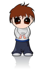 cute chibi anime boy