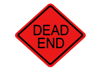 dead end road sign