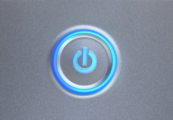 Glowing power button