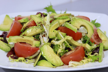 Ensalada con aguacate