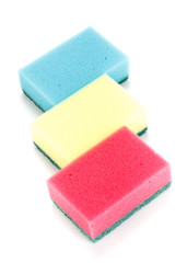 Various household sponges
