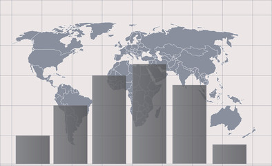 Fototapeta na wymiar Global map