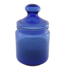 Original dark blue bank with sugar inside