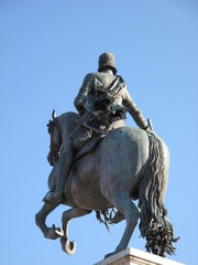 Obraz premium Statue à madrid