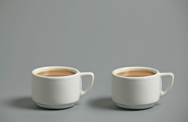 two coffee cups