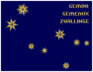 Sternbild Zwillinge