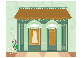 retro-styled shop