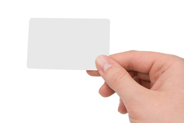 Obraz premium Blank Business Card