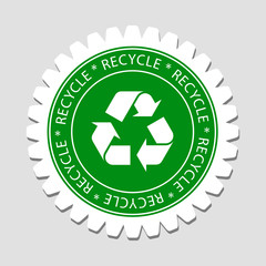 Recycling Sign Label