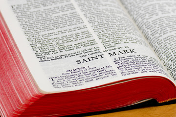 Bible Page - Saint Mark