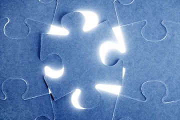 puzzle, communication teamwork metaphor