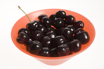 Cherries in a Bowl