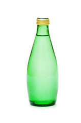 Bottles of water isolated on the white