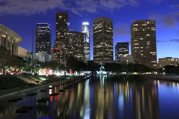 Foto op Plexiglas Los Angeles bij nacht © Mike Liu