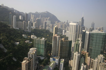 Fototapeta na wymiar Hongkong (Hong Kong), China - Skyline