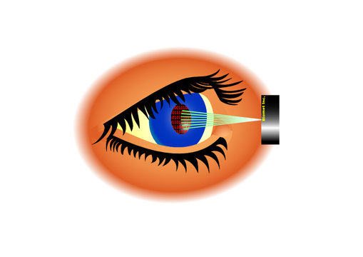 Retinal Scanner Illustration