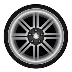 Obraz premium Eight Spoke Aluminum Rim