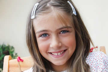 Beautiful girl smiling © bodo011