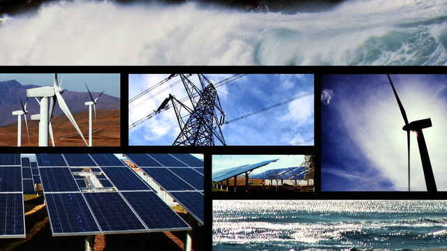 Clean & Renewable Energy Montage