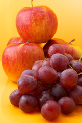 Apples and grape