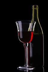 Still-life with red wine