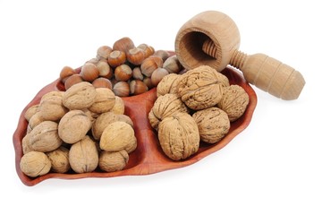 Walnuts and hazelnuts