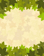 green leaves backdrop