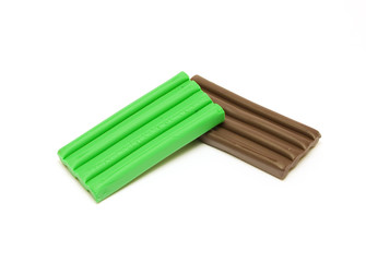Plasticine bricks