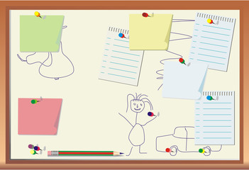 Children Draw On Reminder panel